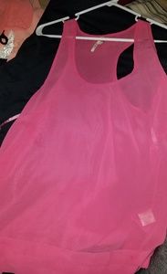 Pink sleeveless blouse by Truth NYC